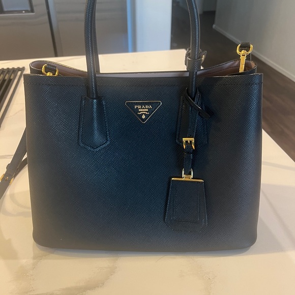 Prada Saffiano Double Bag - Picture 1 of 7